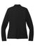 Mercer+Mettle MM3031 Womens Snag Resistant Relaxed Knit Blazer w/ Pockets Deep Black Flat Back