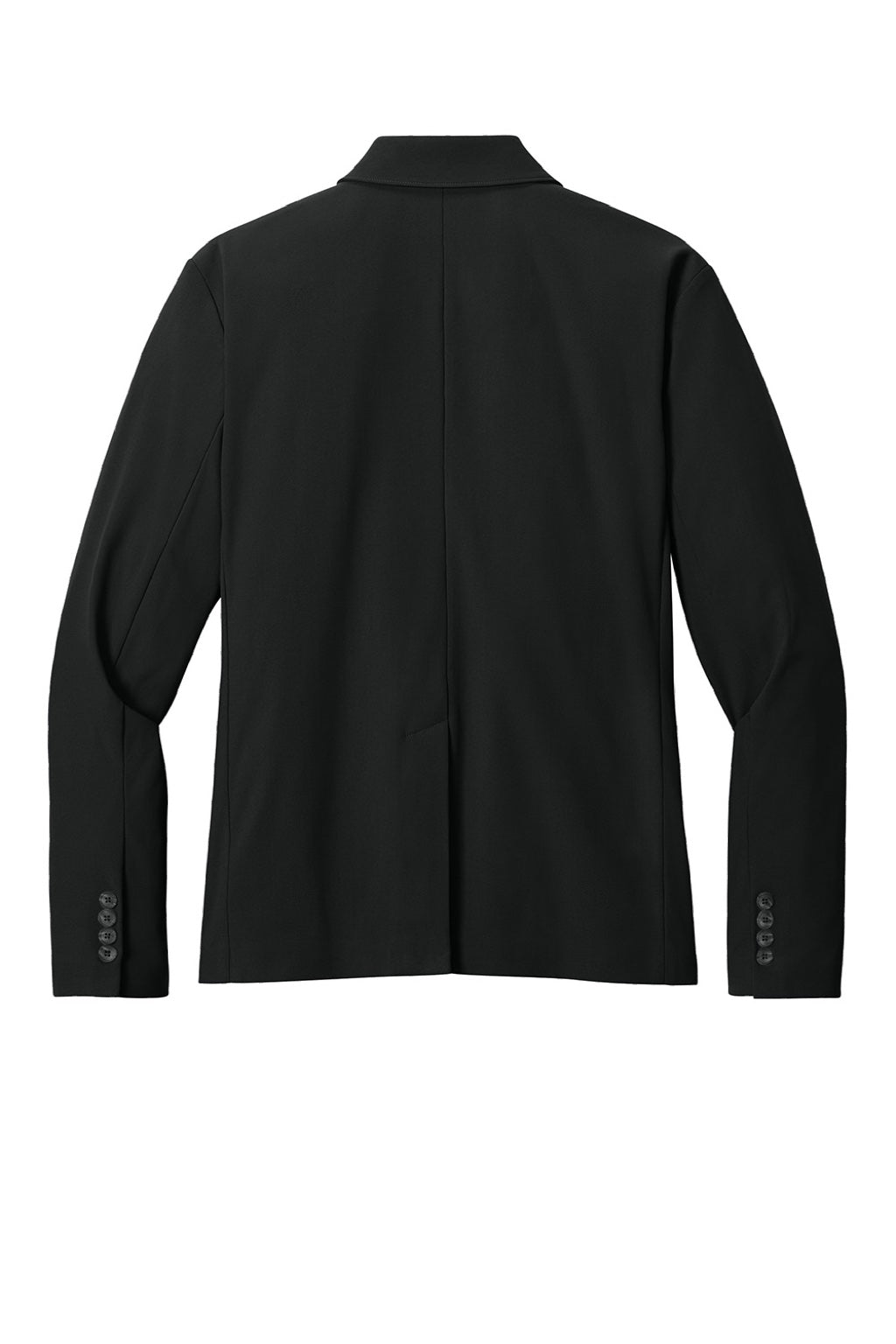 Mercer+Mettle MM3032 Mens Capital Tech Blazer w/ Pockets Deep Black Flat Back
