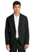 Mercer+Mettle MM3032 Mens Capital Tech Blazer w/ Pockets Deep Black Model Front