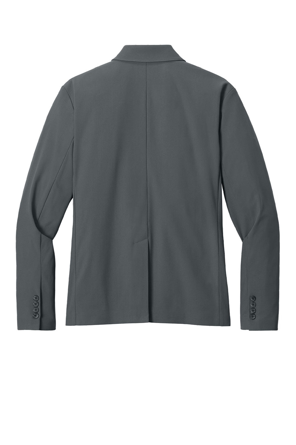 Mercer+Mettle MM3032 Mens Capital Tech Blazer w/ Pockets Storm Grey Flat Back