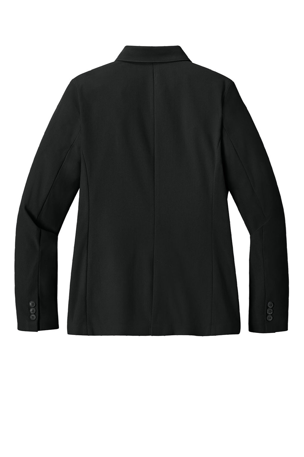 Mercer+Mettle MM3033 Womens Capital Tech Blazer w/ Pockets Deep Black Flat Back