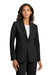 Mercer+Mettle MM3033 Womens Capital Tech Blazer w/ Pockets Deep Black Model Front