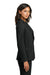 Mercer+Mettle MM3033 Womens Capital Tech Blazer w/ Pockets Deep Black Model Side