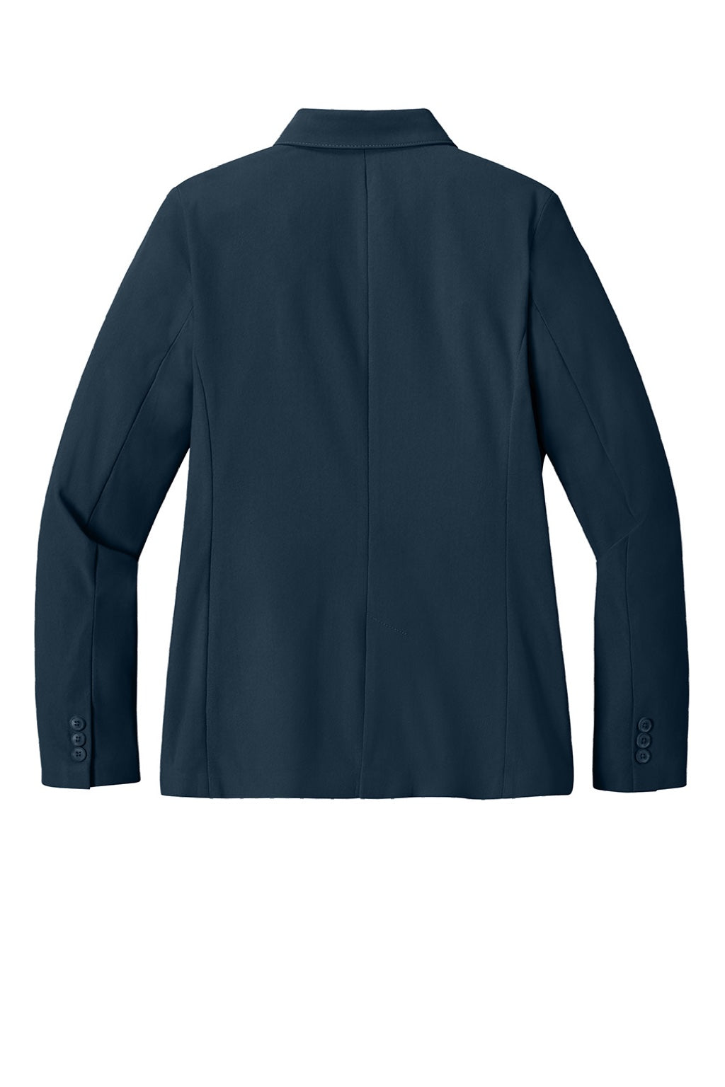 Mercer+Mettle MM3033 Womens Capital Tech Blazer w/ Pockets Night Navy Blue Flat Back