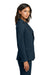 Mercer+Mettle MM3033 Womens Capital Tech Blazer w/ Pockets Night Navy Blue Model Side