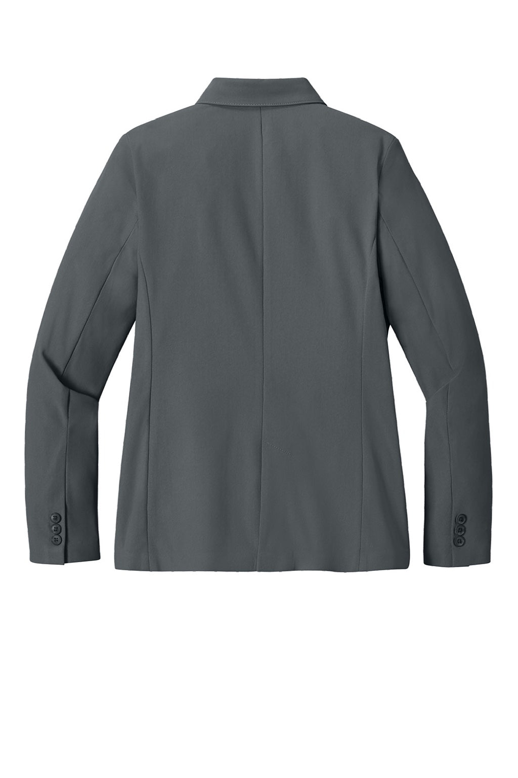 Mercer+Mettle MM3033 Womens Capital Tech Blazer w/ Pockets Storm Grey Flat Back