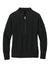 Mercer+Mettle MM3041 Womens Linear Texture Odor Resistant 1/4 Zip Sweatshirt Deep Black Flat Front