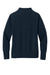 Mercer+Mettle MM3041 Womens Linear Texture Odor Resistant 1/4 Zip Sweatshirt Night Navy Bue Flat Back