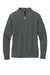 Mercer+Mettle MM3041 Womens Linear Texture Odor Resistant 1/4 Zip Sweatshirt Storm Grey Flat Front