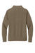 Mercer+Mettle MM3041 Womens Linear Texture Odor Resistant 1/4 Zip Sweatshirt Warm Taupe Brown Flat Back