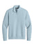 Mercer+Mettle MM3100 Mens Soft Spacer 1/4 Zip Sweatshirt Celestial Blue Flat Front