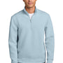 Mercer+Mettle Mens Soft Spacer 1/4 Zip Sweatshirt - Celestial Blue - Coming Soon
