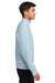 Mercer+Mettle MM3100 Mens Soft Spacer 1/4 Zip Sweatshirt Celestial Blue Model Side