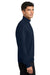 Mercer+Mettle MM3100 Mens Soft Spacer 1/4 Zip Sweatshirt Night Navy Blue Model Side