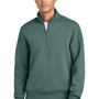 Mercer+Mettle Mens Soft Spacer 1/4 Zip Sweatshirt - Silver Pine Green - Coming Soon