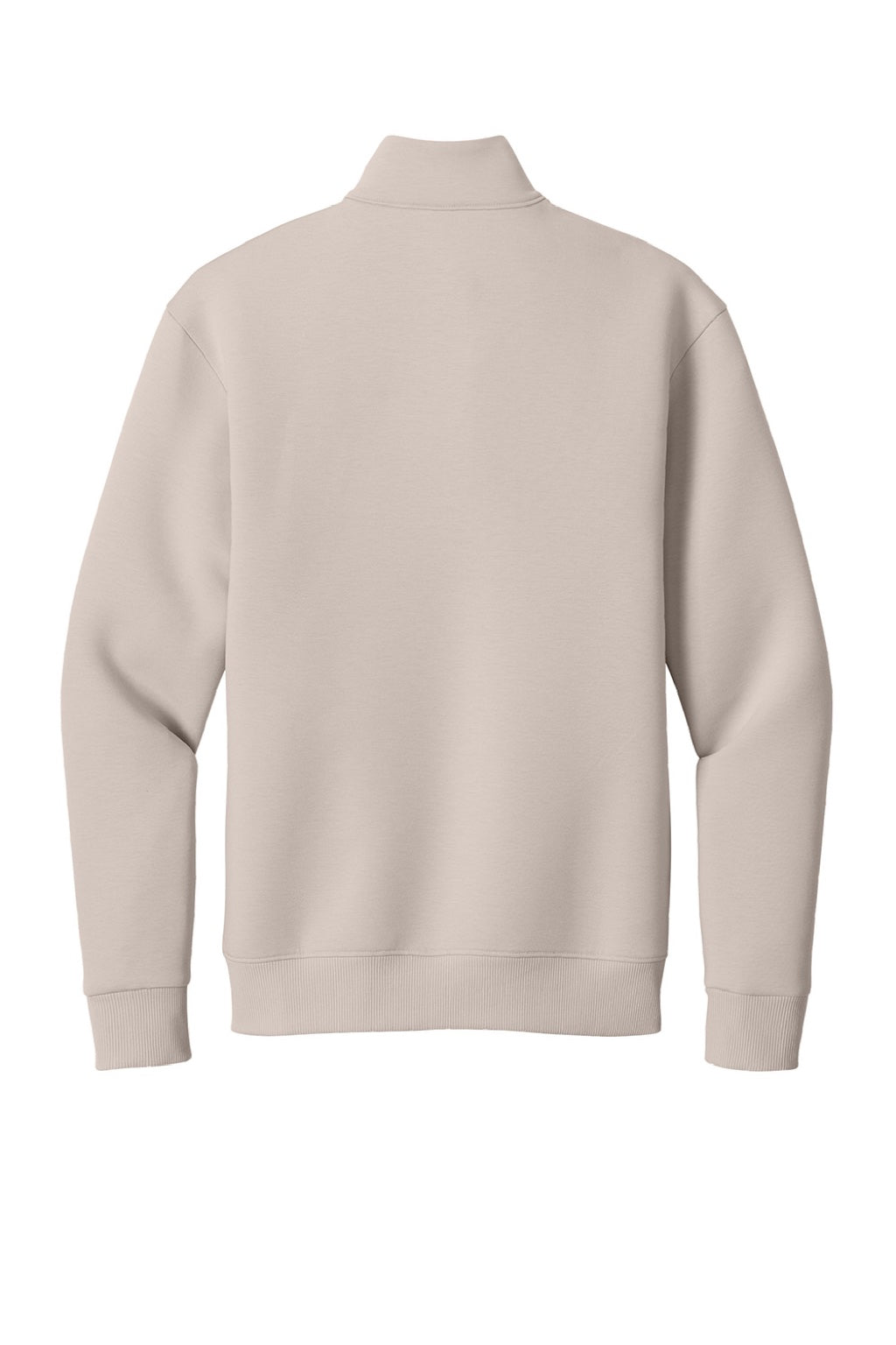 Mercer+Mettle MM3100 Mens Soft Spacer 1/4 Zip Sweatshirt Warm Quartz Flat Back