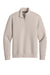 Mercer+Mettle MM3100 Mens Soft Spacer 1/4 Zip Sweatshirt Warm Quartz Flat Front
