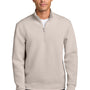 Mercer+Mettle Mens Soft Spacer 1/4 Zip Sweatshirt - Warm Quartz - Coming Soon