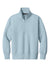 Mercer+Mettle MM3101 Womens Soft Spacer 1/4 Zip Sweatshirt Celestial Blue Flat Front