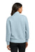 Mercer+Mettle MM3101 Womens Soft Spacer 1/4 Zip Sweatshirt Celestial Blue Model Back