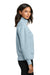 Mercer+Mettle MM3101 Womens Soft Spacer 1/4 Zip Sweatshirt Celestial Blue Model Side