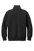 Mercer+Mettle MM3101 Womens Soft Spacer 1/4 Zip Sweatshirt Deep Black Flat Back