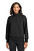 Mercer+Mettle MM3101 Womens Soft Spacer 1/4 Zip Sweatshirt Deep Black Model Front