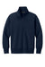 Mercer+Mettle MM3101 Womens Soft Spacer 1/4 Zip Sweatshirt Night Navy Blue Flat Front