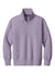 Mercer+Mettle MM3101 Womens Soft Spacer 1/4 Zip Sweatshirt Ash Purple Flat Front