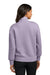 Mercer+Mettle MM3101 Womens Soft Spacer 1/4 Zip Sweatshirt Ash Purple Model Back