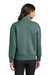 Mercer+Mettle MM3101 Womens Soft Spacer 1/4 Zip Sweatshirt Silver Pine Green Model Back