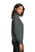 Mercer+Mettle MM3101 Womens Soft Spacer 1/4 Zip Sweatshirt Storm Grey Model Side