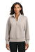 Mercer+Mettle MM3101 Womens Soft Spacer 1/4 Zip Sweatshirt Warm Quartz Model Front