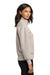 Mercer+Mettle MM3101 Womens Soft Spacer 1/4 Zip Sweatshirt Warm Quartz Model Side