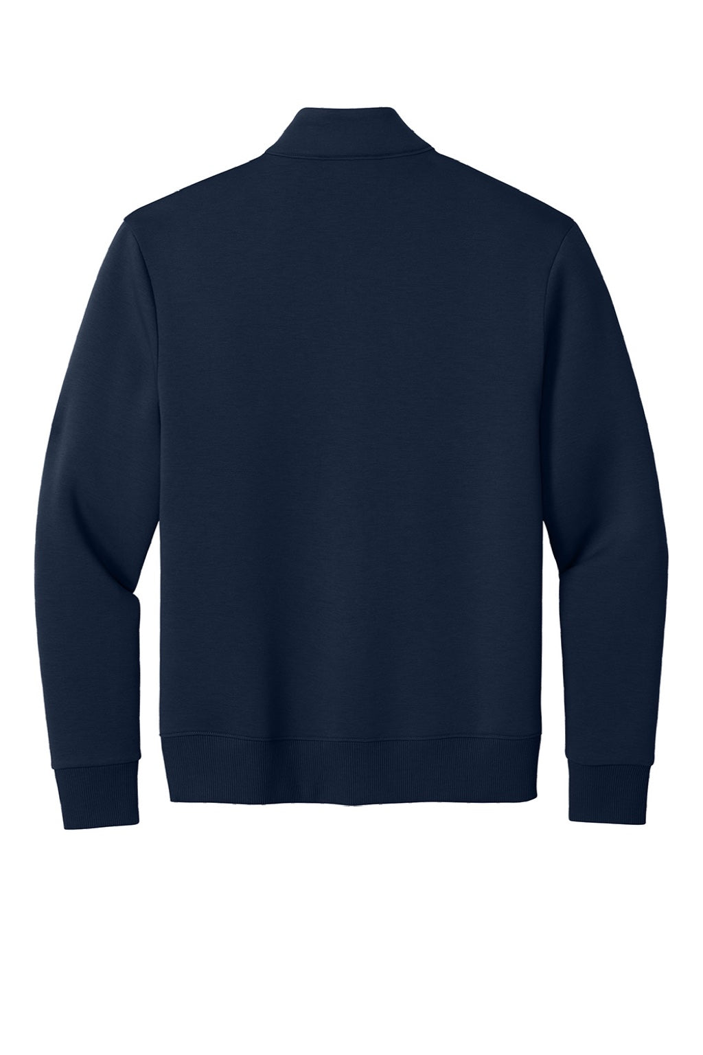 Mercer+Mettle MM3102 Mens Soft Spacer Full Zip Sweatshirt w/ Pockets Night Navy Blue Flat Back