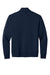 Mercer+Mettle MM3102 Mens Soft Spacer Full Zip Sweatshirt w/ Pockets Night Navy Blue Flat Back