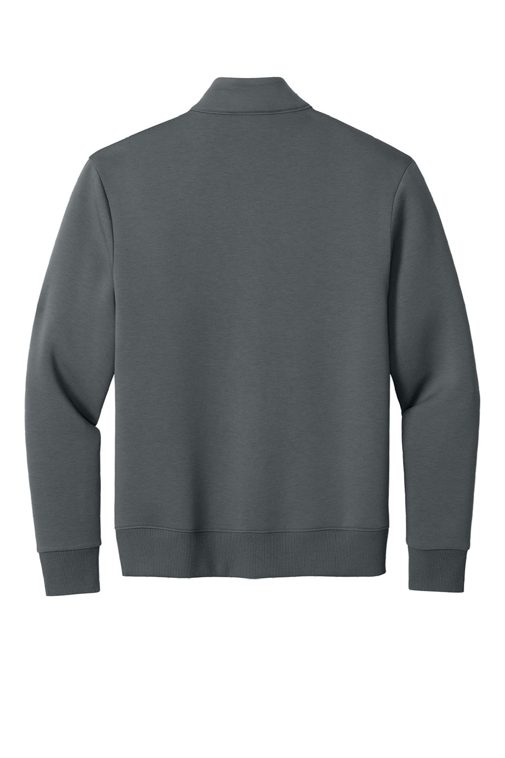 Mercer+Mettle MM3102 Mens Soft Spacer Full Zip Sweatshirt w/ Pockets Storm Grey Flat Back