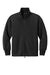 Mercer+Mettle MM3103 Womens Soft Spacer Full Zip Sweatshirt w/ Pockets Deep Black Flat Front