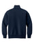 Mercer+Mettle MM3103 Womens Soft Spacer Full Zip Sweatshirt w/ Pockets Night Navy Blue Flat Back
