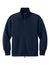 Mercer+Mettle MM3103 Womens Soft Spacer Full Zip Sweatshirt w/ Pockets Night Navy Blue Flat Front