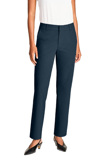 Mercer+Mettle MM4001 Womens Capital Tech Pants w/ Pockets Night Navy Blue Model Front