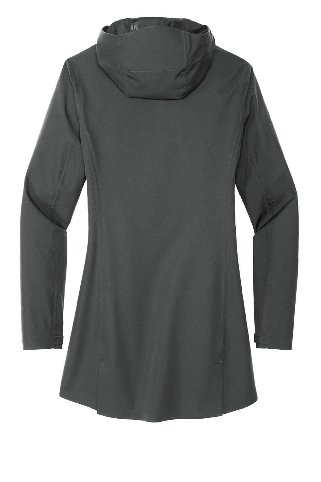 Mercer+Mettle MM7001 Waterproof Full Zip Hooded Rain Jacket Anchor Grey Flat Back