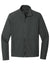 Mercer+Mettle MM7100 Faille Waterproof Full Zip Soft Shell Jacket Anchor Grey Flat Front
