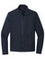 Mercer+Mettle MM7100 Faille Waterproof Full Zip Soft Shell Jacket Night Navy Blue Flat Front