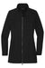 Mercer+Mettle MM7101 Faille Waterproof Full Zip Soft Shell Jacket Deep Black Flat Front