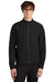 Mercer+Mettle MM7102 Mens Water Resistant Soft Shell Full Zip Jacket Deep Black Model Front