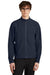 Mercer+Mettle MM7102 Mens Water Resistant Soft Shell Full Zip Jacket Night Navy Blue Model Front
