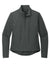 Mercer+Mettle MM7103 Womens Water Resistant Soft Shell Full Zip Jacket Heather Anchor Grey Flat Front