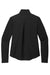 Mercer+Mettle MM7103 Womens Water Resistant Soft Shell Full Zip Jacket Deep Black Flat Back