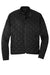 Mercer+Mettle MM7200 Quilted Water Resistant Full Zip Jacket Deep Black Flat Front
